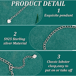 4Pcs 4 Styles Sterling Silver Chain Extender Sets&nbsp;DIY-GO0002-28
