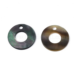 Natural Black Lip Shell Charms&nbsp;SSHEL-S258-112A