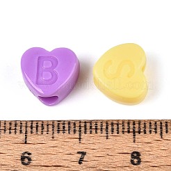 650-700G 6 Colors Opaque Acrylic Beads&nbsp;OACR-T029-81M