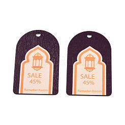 Single-Sided Printed Wood European Big Pendants&nbsp;WOOD-N005-94D