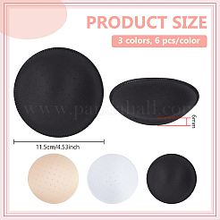 9 Pairs 3 Colors Polyester Round Bra Pads Inserts&nbsp;FIND-BC0019-35