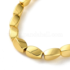 Electroplated Synthetic Non-magnetic Hematite Beads Strands&nbsp;G-P545-G03-8x12mm