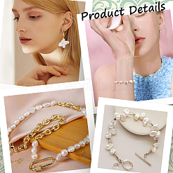 DIY Imitation Pearl Earring Bracelet Making Kit&nbsp;DIY-SC0022-07