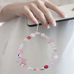 1Pc Resin Beaded Mobile Straps&nbsp;HJEW-LP0001-22
