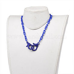 Personalized ABS Plastic Cable Chain Necklaces&nbsp;NJEW-JN02849-06
