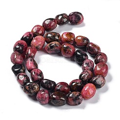 Natural Rhodonite Beads Strands&nbsp;G-C038-02V