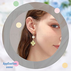60pcs 2 size Brass Ball Stud Earring Post&nbsp;KK-PH0009-30