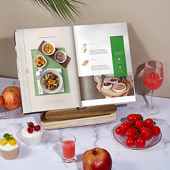 1 Set Wooden Slant Back Cookbook Holder&nbsp;ODIS-PB0001-01