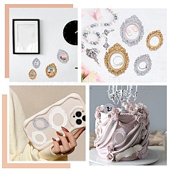 24Pcs 6 Style Resin Picture Frames&nbsp;RESI-CP0001-01