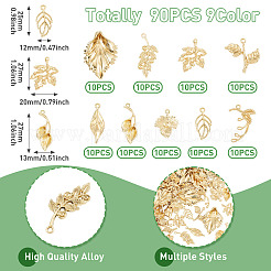 Leaf Theme DIY Jewelry Making Findings Kits&nbsp;DIY-TA0015-57