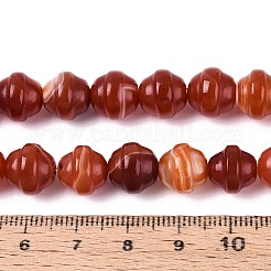 Dyed Natural Agate Beads Strands&nbsp;G-T144-27C