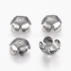 Tarnish Resistant 304 Stainless Steel Bead Cap&nbsp;STAS-E145-06P