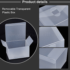 Removable Transparent Plastic Box&nbsp;CON-WH0085-46