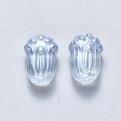 Transparent Spray Painted Glass Beads&nbsp;GLAA-S190-004B-01