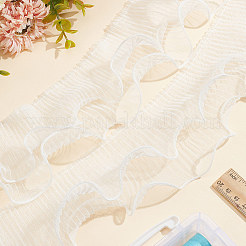 5 Yards 2-Layer Polyester Pleated Ribbon&nbsp;OCOR-FG0002-05B
