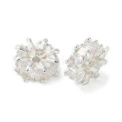 Brass Micro Pave Cubic Zirconia Spacer Beads&nbsp;KK-U045-16S