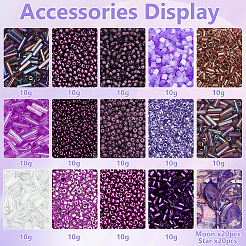 16 Styles Glass Seed Beads&nbsp;SEED-PH0002-45