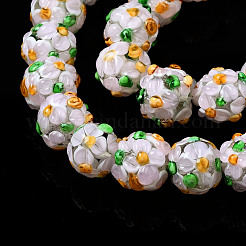 Handmade Lampwork Beads Strands&nbsp;LAMP-N021-015A-06