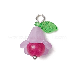 Natural Mashan Jade & Natural White Jade & Natural Quartz Pendants&nbsp;PALLOY-JF03404-02