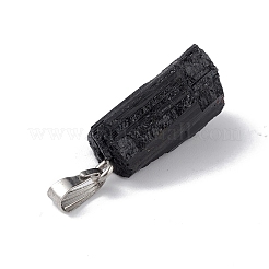 Natural Black Tourmaline Pendants&nbsp;LS-G-F739-01P