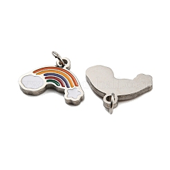 304 Stainless Steel Charms&nbsp;STAS-O003-10P