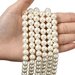 Eco-Friendly Dyed Glass Pearl Round Beads Strands&nbsp;HY-A002-10mm-RB011