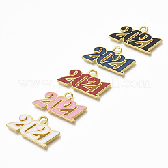 Alloy Enamel Pendants&nbsp;PALLOY-T078-03