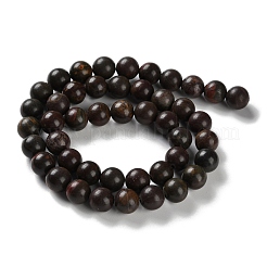 Natural Polychrome Jasper/Picasso Stone/Picasso Jasper Beads Strands&nbsp;G-C160-01-8mm