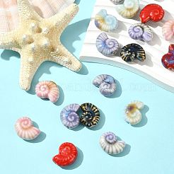 18Pcs 6 Colors Handmade Porcelain Beads for DIY Bracelet Accessories&nbsp;PORC-FS0001-24