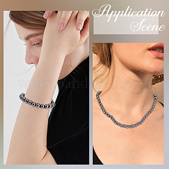 1 Strand Electroplated Synthetic Non-Magnetic Hematite Beads Strands&nbsp;G-PA0002-42B