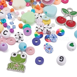 DIY Seed & Heishi Beads Jewelry Set Making Kit&nbsp;DIY-YW0005-20