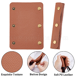 4Pcs Detachable PU Imitation Leather Bag Handle Wrap&nbsp;PURS-BBC0001-08D
