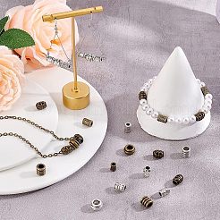 120Pcs 10 Style Tibetan Style Alloy Beads&nbsp;FIND-NB0002-85