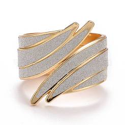 Sparkling Wing Wrap Cuff Bangle&nbsp;BJEW-K223-06KCG-02