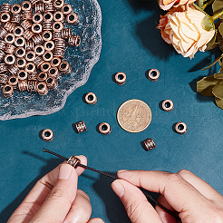 80Pcs Tibetan Style Alloy European Beads&nbsp;TIBEB-HY0001-18