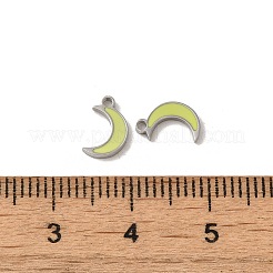 304 Stainless Steel Enamel Charms&nbsp;STAS-L022-333P