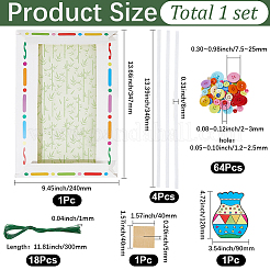 DIY Button Flowers Bouquet Photo Frame Kits&nbsp;DIY-WH20001-72A