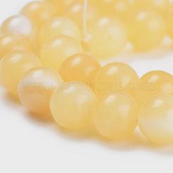 Natural Topaz Jade Beads Strands&nbsp;G-E266-11A-4mm