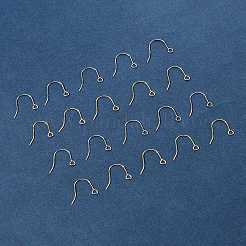 100Pcs 2 Colors 304 Stainless Steel Earring Hooks&nbsp;STAS-FS0001-74