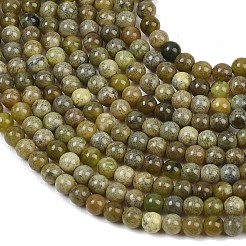 Natural Canada Jade Beads Strands&nbsp;G-B171-B01-4mm