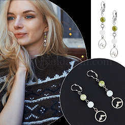 40Pcs 304 Stainless Steel Leverback Earring Findings&nbsp;STAS-UN0052-48