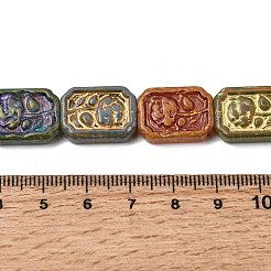 Painted Glass Beads Strands&nbsp;GLAA-Z021-05A