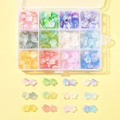 480Pcs 12 Colors Acrylic Bead Caps&nbsp;OACR-FS0002-24