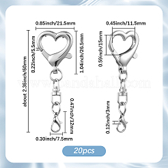 20Pcs Alloy Swivel Clasps&nbsp;FIND-SP0004-29P