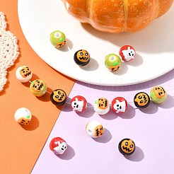 16 Pcs 4 Styles Halloween Theme DIY Beads Findings Kits&nbsp;DIY-CJ0003-11