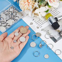 DIY Stainless Steel Keychain Making Kits&nbsp;DIY-OC0014-12