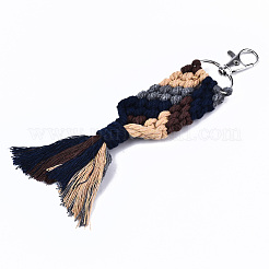 Polycotton(Polyester Cotton) Tassel Big Pendants Decorations&nbsp;FIND-T035-05-RS
