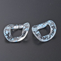 Transparent Acrylic Linking Rings&nbsp;OACR-N009-015A-B10
