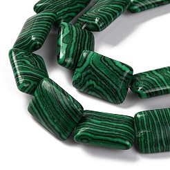 Synthetic Malachite Beads Strands&nbsp;G-T047-B13-01