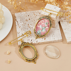 4Pcs Iron Brooch&nbsp;JEWB-FH00032